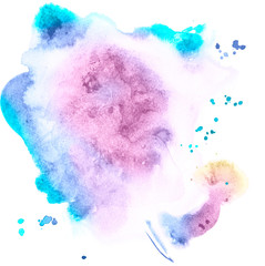 Watercolor Hand Painted Textured Background