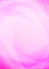 Abstract curved and pink background