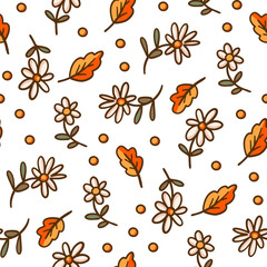 Seamless pattern  with flowers