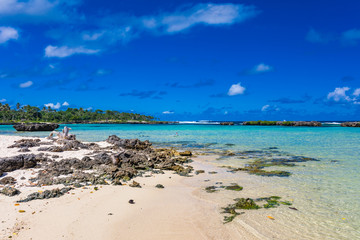 Obraz premium Eton Beach, Efate Island, Vanuatu, near Port Vila - famous beach on the east coast