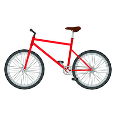 Fototapeta na wymiar Bicycle vector design illustration isolated on white background
