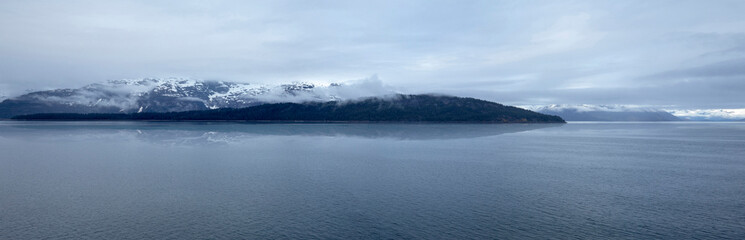Fototapeta premium Glacier Bay National Park, Alaska, USA, is a natural heritage of the world, global warming, melting glaciers