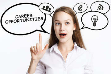 Business, technology, internet and networking concept. A young entrepreneur comes to mind the...