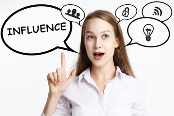 Business, technology, internet and networking concept. A young entrepreneur comes to mind the...