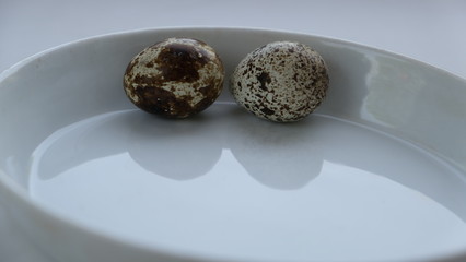 quail eggs, yolk, tomato,
