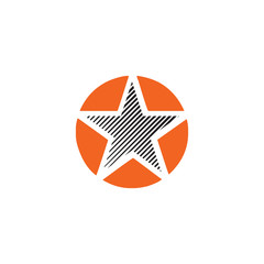 Stars icon logo design vector template