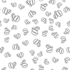 Coffee seamless vector pattern for Cup mug, restaurant or cafe menu design. 