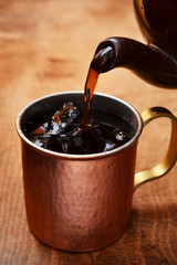 アイスコーヒー銅製カップ