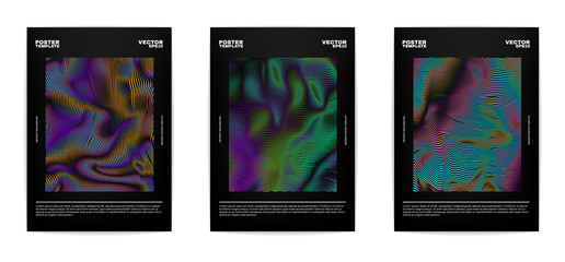 Set of modern abstract covers