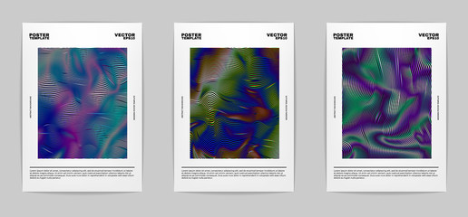 Set of modern abstract covers