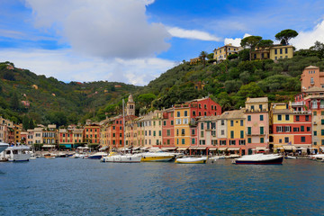 Fototapeta na wymiar September day in Portofino, Liguria, Italy