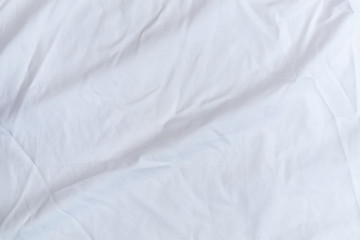background texture of old white dirty Wrinkle shirt