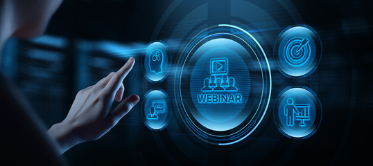 Webinar E-learning Training Business Internet Technology Concept