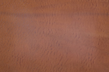 close up of Genuine brown leather texture background