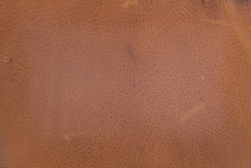 close up of Genuine brown leather texture background