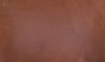 close up of Genuine brown leather texture background
