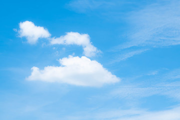 Beautiful sky and clouds of bright days.