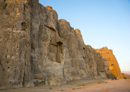 Achaemenian Royal Tombs In Naqsh-e Rustam Necropolis, Fars Province, Shiraz, Iran