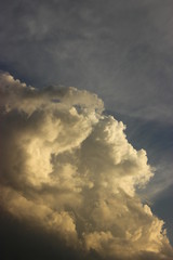 dramatic sky with clouds