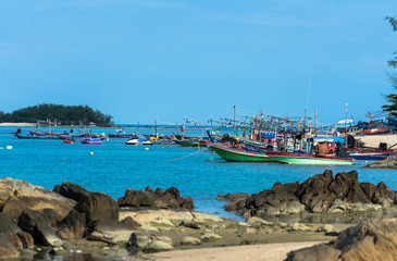 Fototapeta premium Thailand has a great number of magnificent beaches, both on the Eastern Gulf of Thailand and on the Andaman Sea on the Western part of the country.