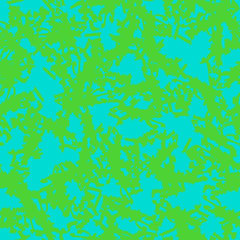 UFO camouflage of various shades of lime zest and polyna colors