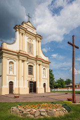 Fototapeta na wymiar Church in Magnuszew, Masovia, Poland