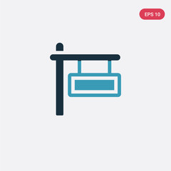 two color   vector icon from travel concept. isolated blue  vector sign symbol can be use for web, mobile and logo. eps