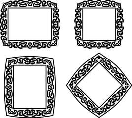 Celtic Square Frame Set