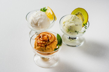 アイスクリーム　Italian gelato delicious ice cream