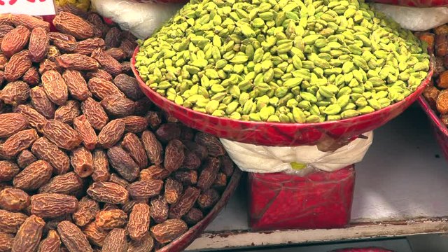 Khari Baoli, The Largest Wholesale Spice Market  In Asia In Old Delhi, India, 4k Footage Video