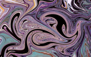 Marble abstract acrylic background. Marbling artwork texture. Agate ripple pattern. Gold powder.