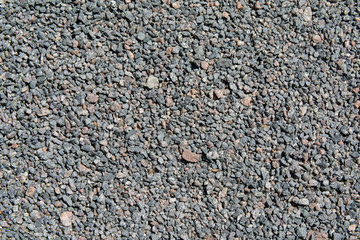 small pieces of granite on the walkway