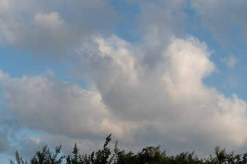 Obraz premium blue sky and clouds