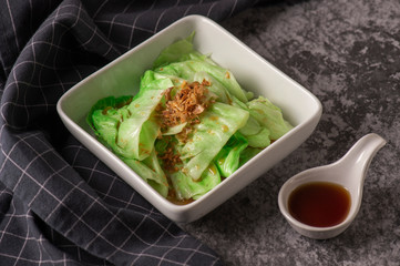 salad with chicken and vegetables