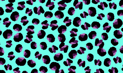 Leopard print. Animal skin pattern.