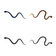 Vector illustration of mammal and danger icon. Set of mammal and medicine vector icon for stock.