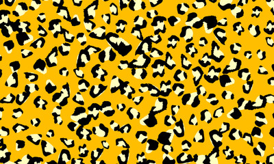 Leopard print design. Animal skin pattern.