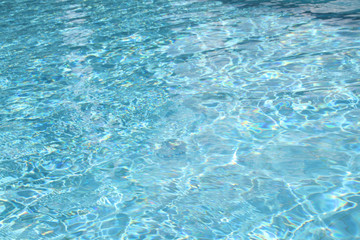 Fototapeta premium blue water in swimming pool
