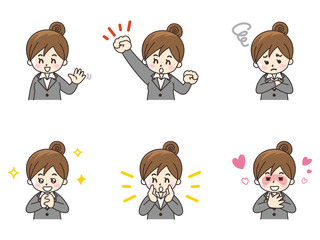 ビジネスウーマンセット02