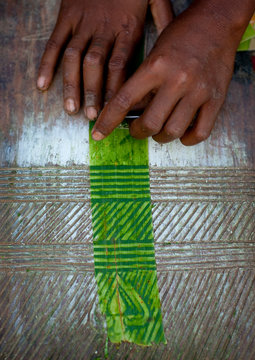 Doba Traditional Money Made With Babana Leaves, Trobriand Islands, Papua New Guinea