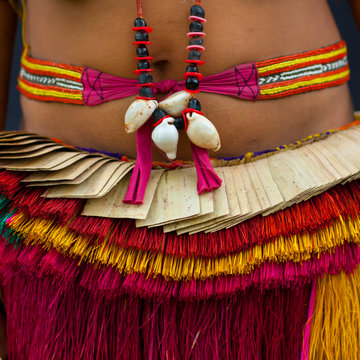 Female Tribal Dancer Skirt, Trobriand Island, Papua New Guinea