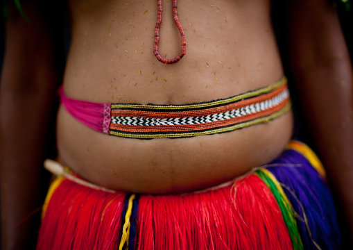 Female Tribal Dancer Skirt, Trobriand Island, Papua New Guinea