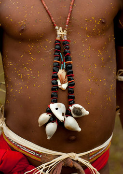 Tribal Dancers During A Ceremony, Trobriand Island, Papua New Guinea