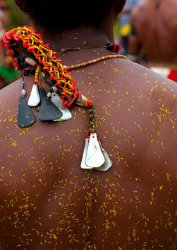 Tribal Dancers During A Ceremony, Trobriand Island, Papua New Guinea