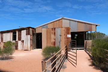 Old abandoned sheepfold in Western Australia
