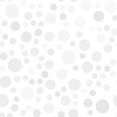 Seamless circle pattern. Grey circles texture background.