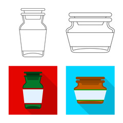 Vector design of retail and healthcare icon. Collection of retail and wellness stock symbol for web.