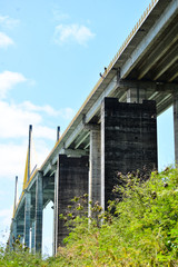 Obraz premium rappel on the bridge, rappelling, tourism in brazil, brazilian landscape