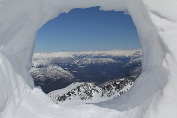 Ausblick durch einen Einblick