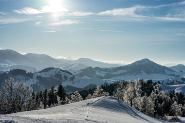 Sonnenuntergang &uuml;ber Trogen